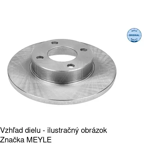 Brzdový kotúč S71-0048 /POLCAR/ - obr. 1