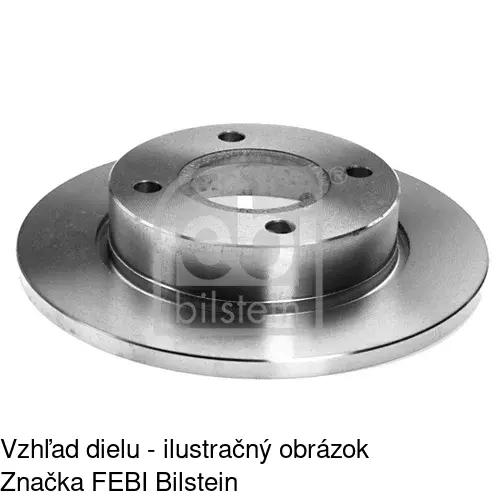 Brzdový kotúč S71-0090 /POLCAR/ - obr. 2