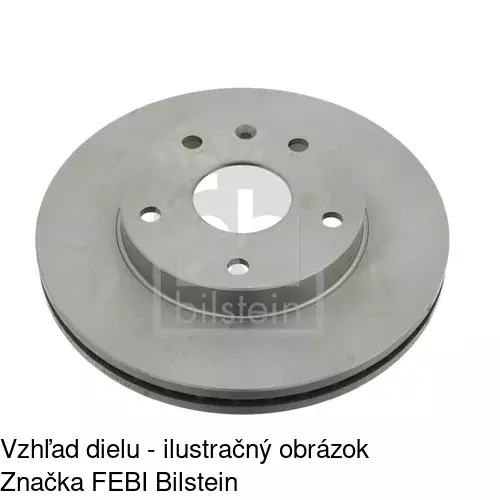 Brzdový kotúč S71-0308 /POLCAR/ - obr. 1
