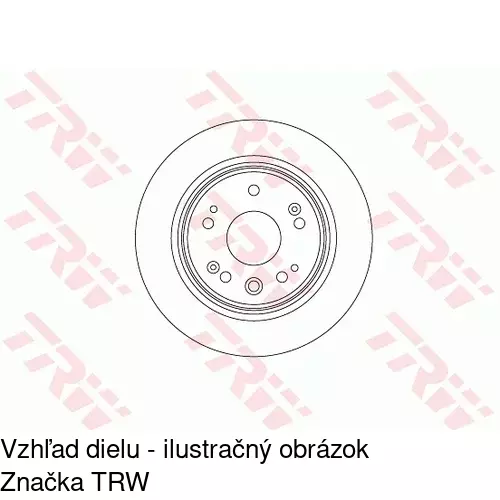 Brzdový kotúč S71-1145 /POLCAR/ - obr. 3