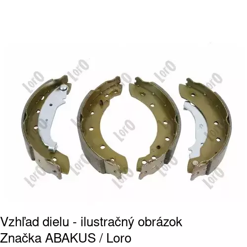 Brzdové čeľuste S72-1040 /POLCAR/ - obr. 5
