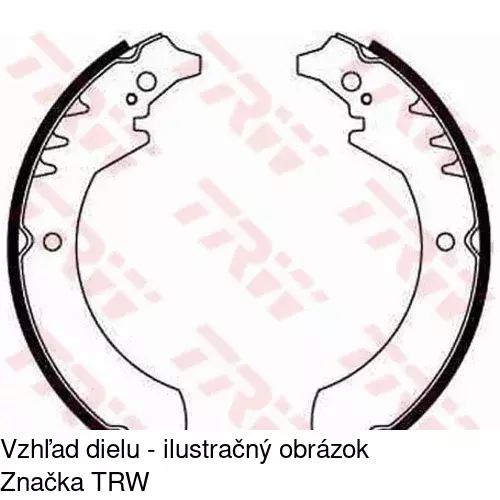 Brzdové čeľuste S72-1055 /POLCAR/ - obr. 4