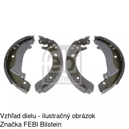Brzdové čeľuste S72-1066 /POLCAR/ - obr. 1