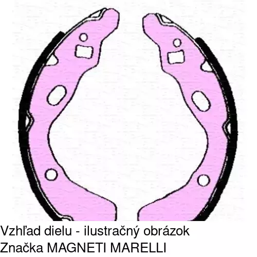 Brzdové čeľuste S72-1075 /POLCAR/ - obr. 3