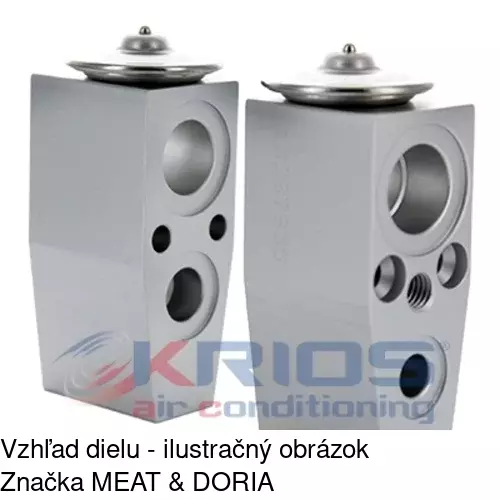 Expanzný ventil TSP0585120 /POLCAR/ - obr. 1