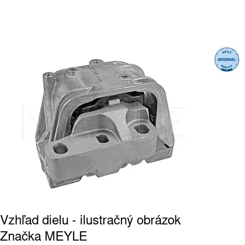 Silentblok motora VW-EM014 /POLCAR/ - obr. 1