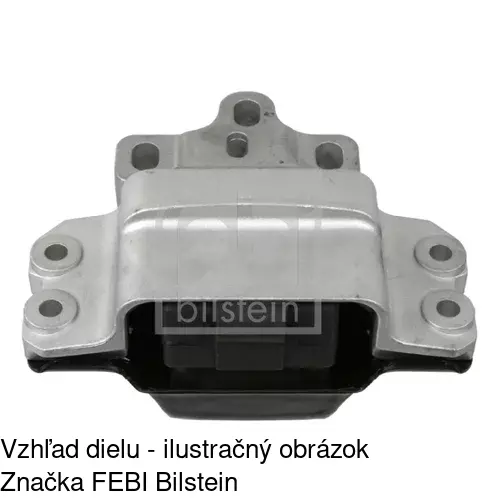 Silentblok motora VW-EM017 /POLCAR/ - obr. 3
