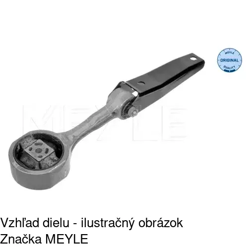 Silentblok motora VW-EM051 /POLCAR/ - obr. 1