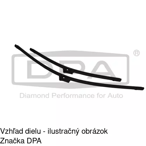 Lišta stieračov Silencio Xtrm – ploché (2 ks) W2VM387V /POLCAR/ - obr. 3