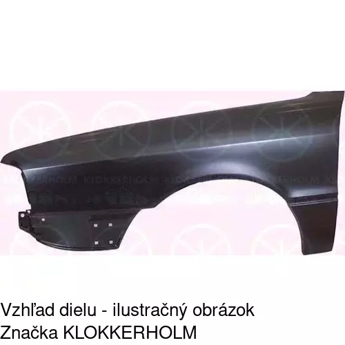 Predný blatník 130702 /POLCAR/