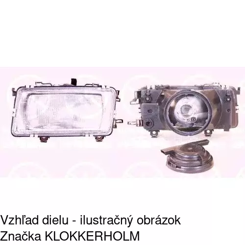 Sklo reflektora 1307110E /POLCAR/ - obr. 1