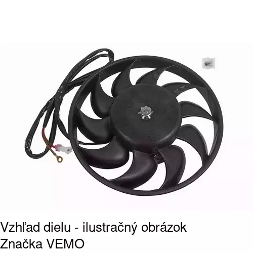 Ventilátor bez krytu / podpery 130723U4 /POLCAR/ - obr. 1