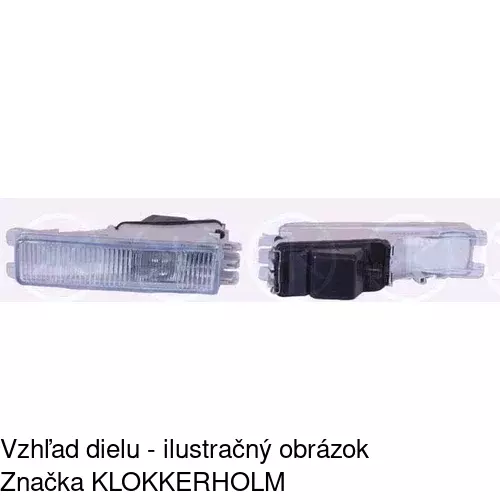 Hmlové svetlo - predné POLCAR 130929-H