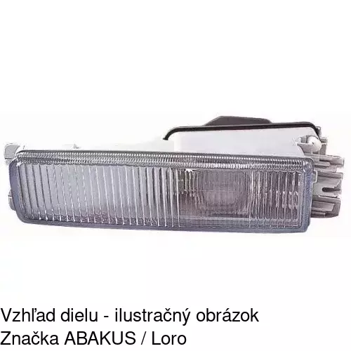 Hmlové svetlo - predné POLCAR 130930-H