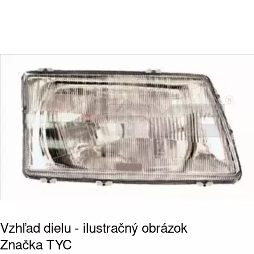 Hlavný reflektor POLCAR 131510-E