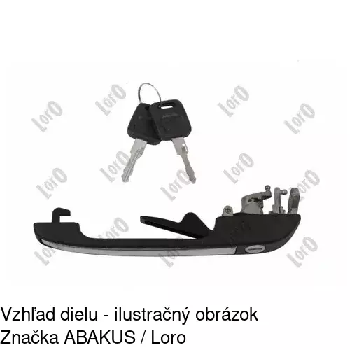 Vnútorná kľučka 1315Z-41 /POLCAR/ - obr. 1
