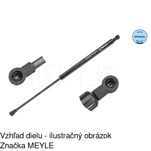 Plynová pružina 1323AB2 /POLCAR/ - obr. 2