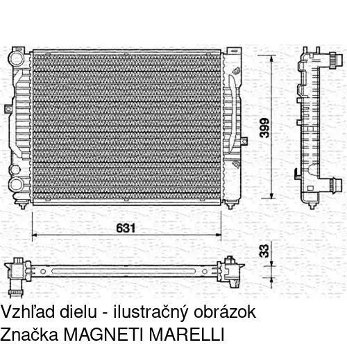 Chladiče vody 132408A1 /POLCAR/ - obr. 1