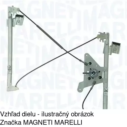 Mechanizmus sťahovania okna elektrický bez motora 1324PSG1 /POLCAR/ - obr. 3