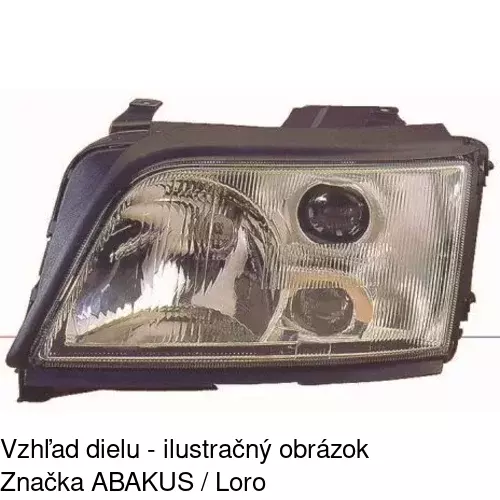 Sklo reflektora 132612-E /POLCAR/ - obr. 1