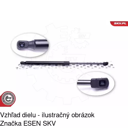 Plynová pružina 1327AB2 /POLCAR/ - obr. 2