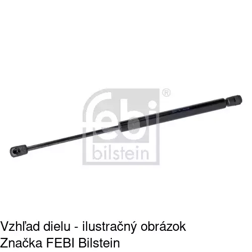 Plynová pružina 1328AB /POLCAR/ - obr. 2