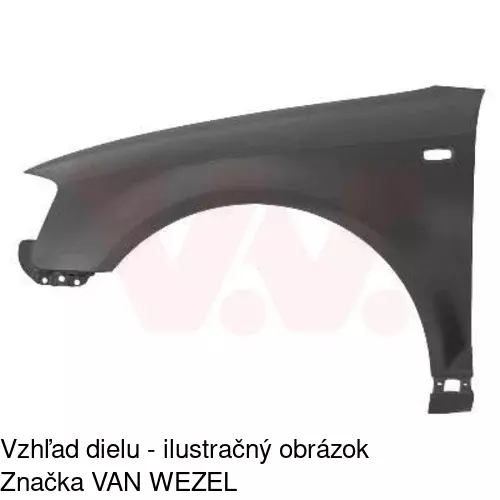 Predný blatník 133102-J /POLCAR/ - obr. 3
