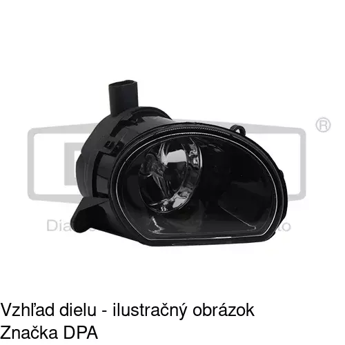Hmlové svetlo - predné 133129-H /POLCAR/ - obr. 2