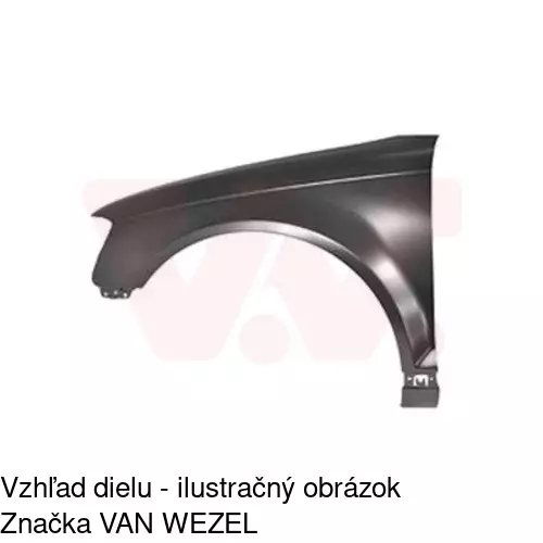 Predný blatník 133201 /POLCAR/ - obr. 3