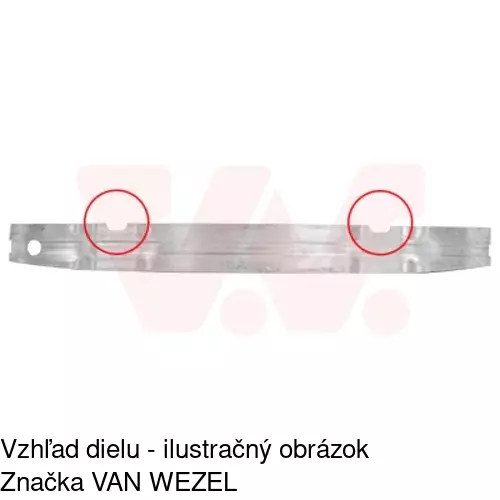 Výstuha nárazníka 133207-3 /POLCAR/ - obr. 1