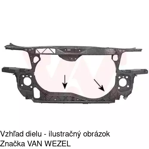 Predné čelo 133404-Q /POLCAR/ - obr. 2