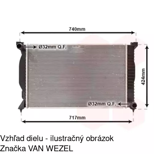 Chladiče vody 133408A8 /POLCAR/ - obr. 4
