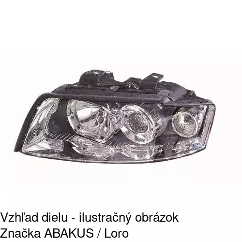 Hlavný reflektor 1334093E /POLCAR/ - obr. 1