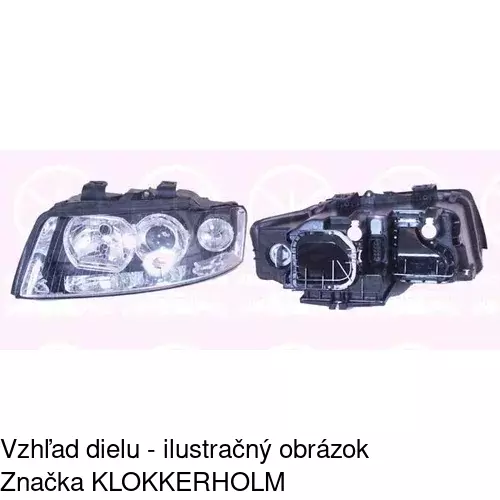 Hlavný reflektor 1334103E /POLCAR/ - obr. 2