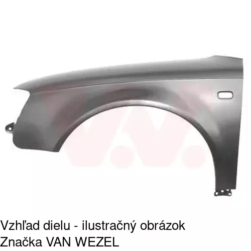 Predný blatník 133502 /POLCAR/ - obr. 2