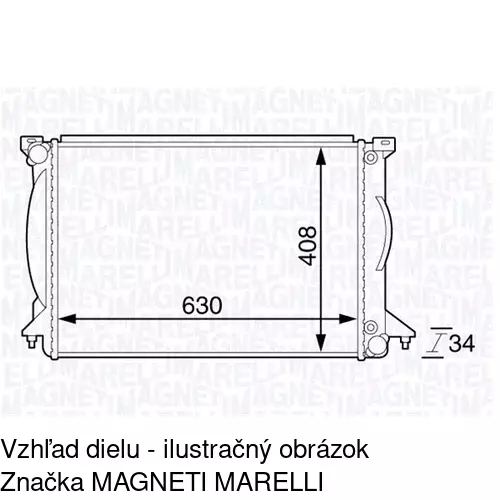 Chladiče vody POLCAR 133508-2