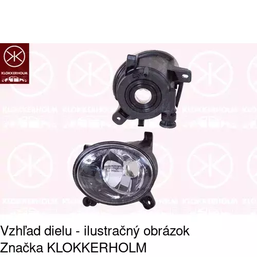Hmlové svetlo - predné 133729-H /POLCAR/ - obr. 2