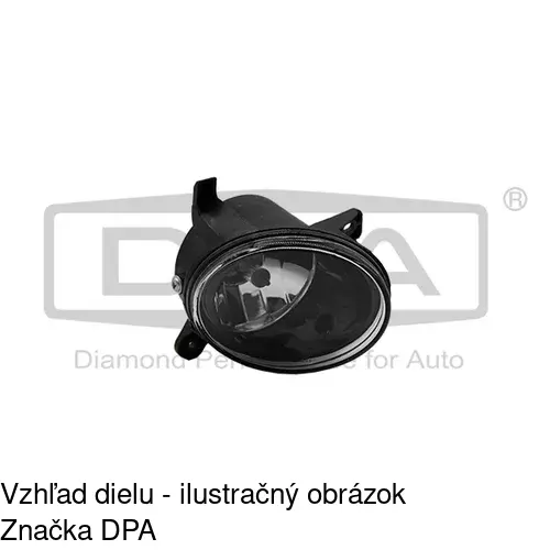 Hmlové svetlo - predné 133730-E /POLCAR/ - obr. 5