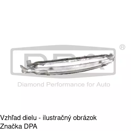 Výstuha nárazníka 13380713 /POLCAR/ - obr. 1