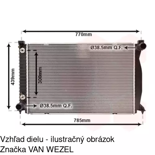 Chladiče vody 133808-9 /POLCAR/ - obr. 1