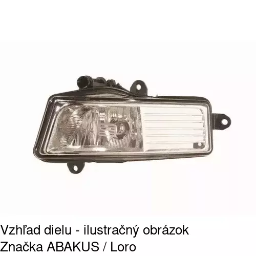 Hmlové svetlo - predné 133930-E /POLCAR/ - obr. 3