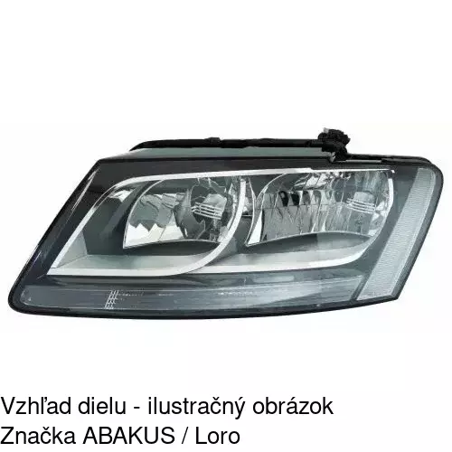 Hlavný reflektor 136510-E /POLCAR/ - obr. 2
