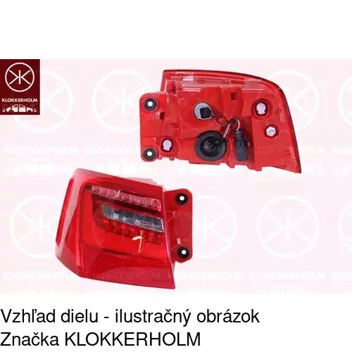 Zadné svetlo POLCAR 13E1876V