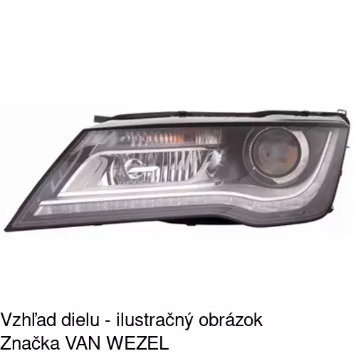 Hlavný reflektor 13G109-U /POLCAR/ - obr. 1
