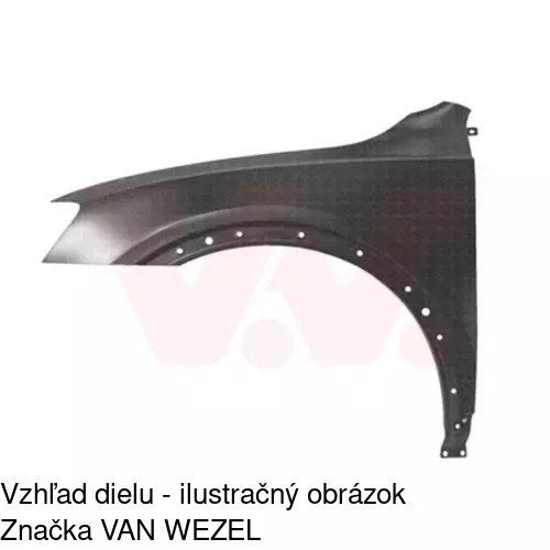 Predný blatník 13X101 /POLCAR/ - obr. 1