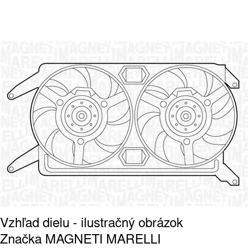Ventilátory chladičov 140823W3 /POLCAR/ - obr. 1