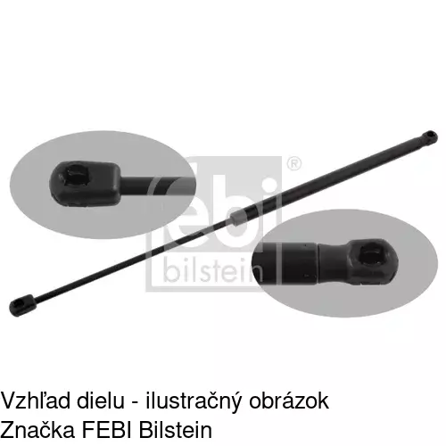 Plynová pružina 1411AS /POLCAR/ - obr. 1