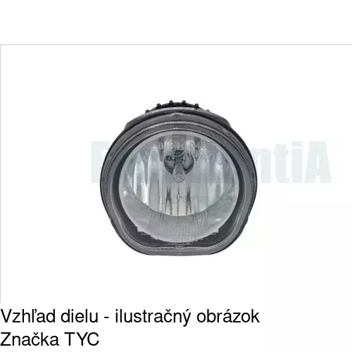 Hmlové svetlo - predné POLCAR 1415290E