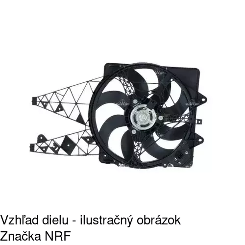 Ventilátory chladičov 142523W1 /POLCAR/ - obr. 1