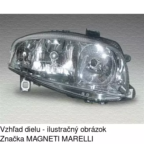 Hlavný reflektor 144009-U /POLCAR/ - obr. 1